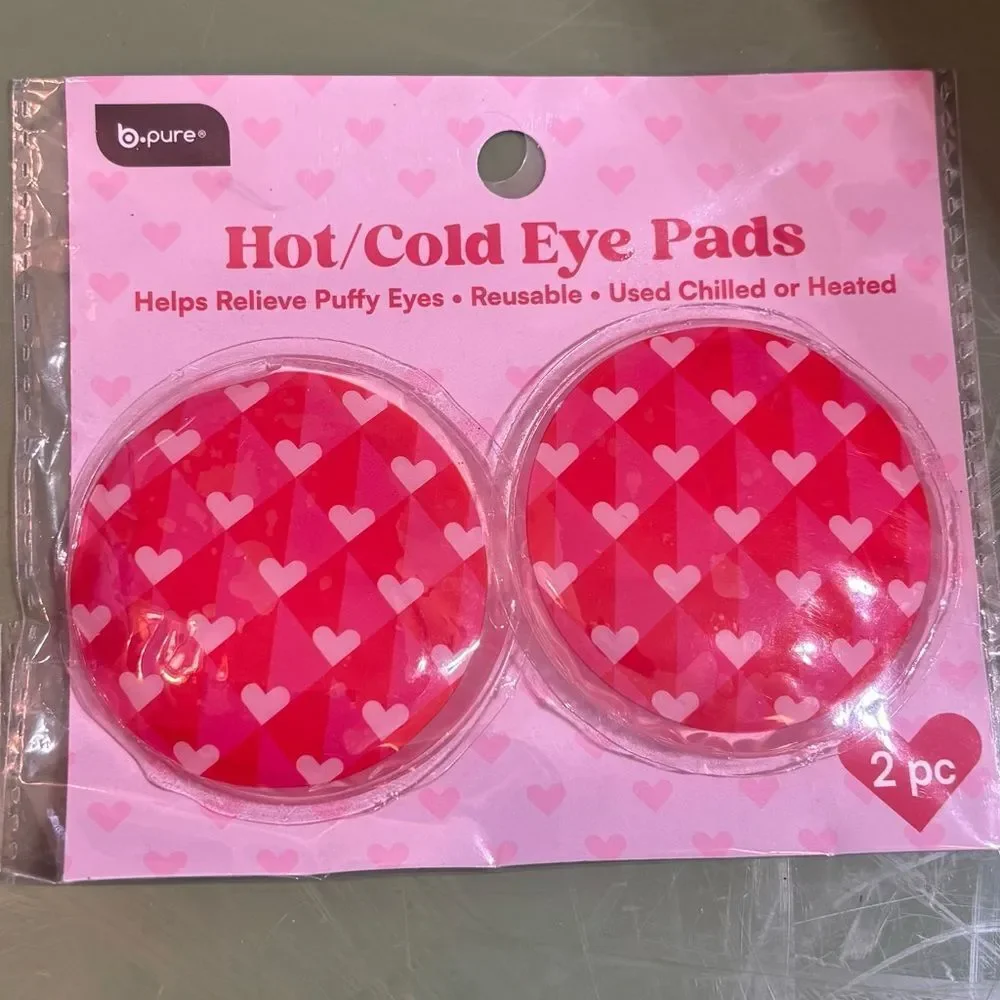 Pink Heart Hot/Cold Eye Pads